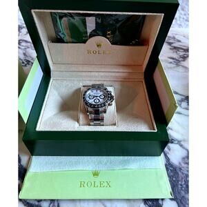 ROLEX DAYTONA WITH BOX, AND ACCESSORIES